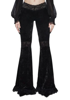 Widow Bottoms|Pants*Abandon All Hope Bell Bottom Pants