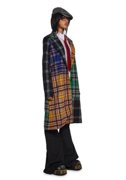 Current Mood Outerwear*Academy Punk Plaid Jacket