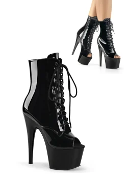 Pleaser Boots*Adore-1021 Lace-Up Ankle Boots