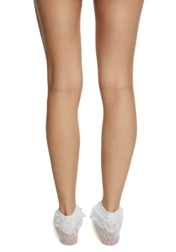x_Leg Avenue Socks & Tights*Adore Me Ruffle Socks