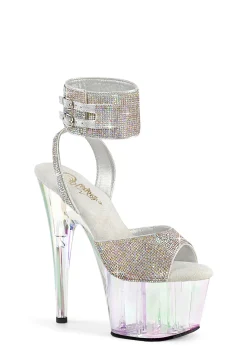 Pleaser Platforms|Heels*Adore-791HTRS Rhinestone Platform Sandals
