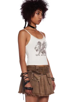 Current Mood Tops*Adventurous Spirit Graphic Tank Top