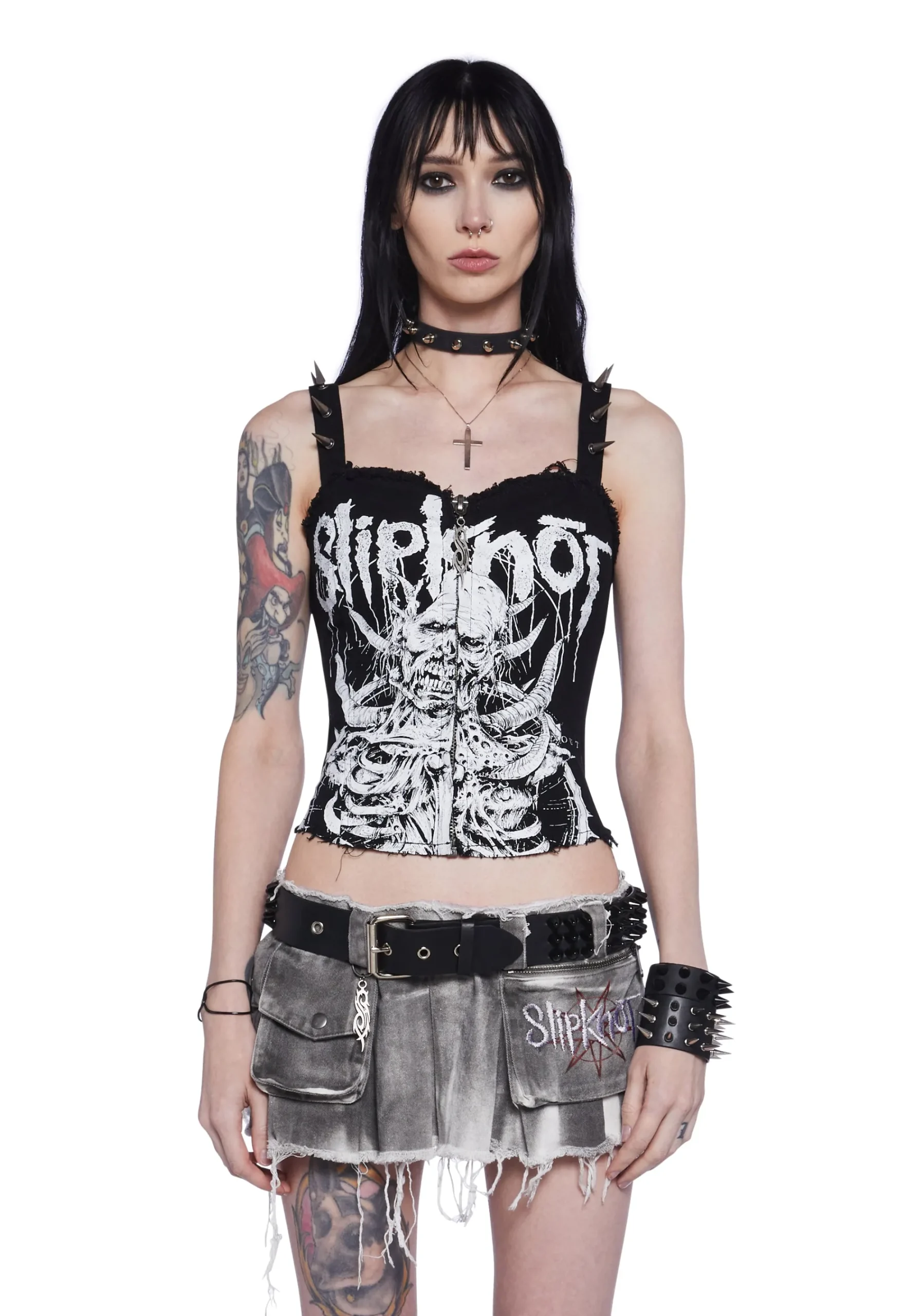 Dolls Kill x Slipknot Corsets|Tops*All Out Life Corset Top