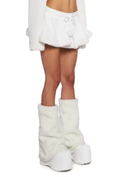 Club Exx Tops*Always Late Plush Shrug