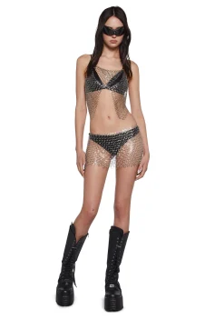 DARKER WAVS Bottoms|Skirts*Ambient Chainmail Skirt