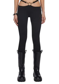 DARKER WAVS Bottoms*Ambient Clip-On Cut Out Leggings