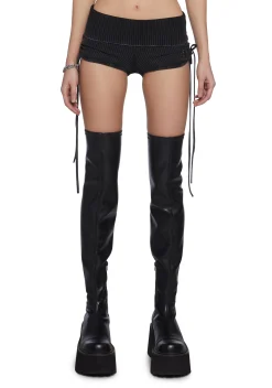 DARKER WAVS Corsets|Tops*Ambient Studded Corset Top
