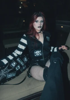 Widow Outerwear|Sweatshirts & Hoodies*Anger Mismanagement Striped Hoodie