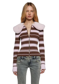 Sugar Thrillz Tops*Another Love Song Zip-Up Cardigan
