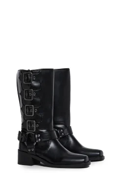 Current Mood Boots*Around The City Moto Boots - Black