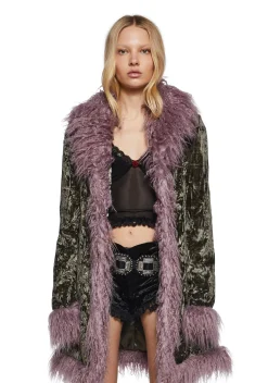 Widow Outerwear|Plus*Art Magic Velvet Coat
