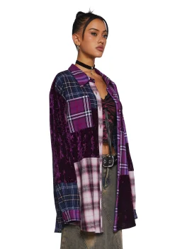 dELiA*s by Dolls Kill Tops|Plus*As You Are Oversized Flannel