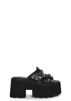 Demonia Sandals*Ashes-08 Platform Slides