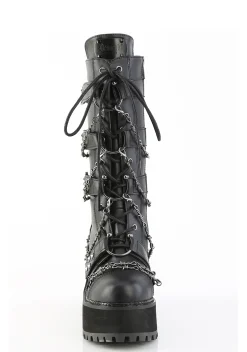 Demonia Boots|Platforms*Assault-117 Lace-Up Boots