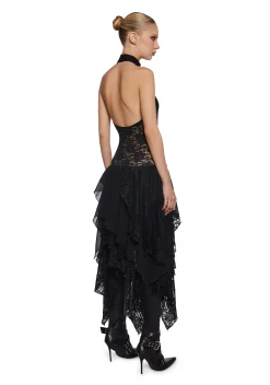 Current Mood Dresses|Plus*Assertive Beauty Lace Midi Dress