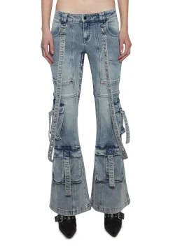 Generation Kiss Bottoms|Pants*Aurora Cargo Jeans