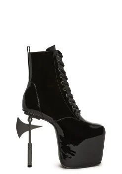 Widow Boots|Platforms*Axe Reaper Platform Booties