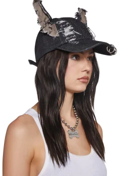 Current Mood Hats*Bad Attitude Denim Cap