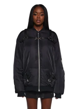 Poster Grl Outerwear|Sweatshirts & Hoodies*Baddie Undercover Oversized Bomber Jacket