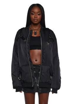 Poster Grl Outerwear|Sweatshirts & Hoodies*Baddie Undercover Oversized Bomber Jacket