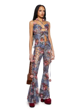 Current Mood Bottoms|Pants*Balcony Serenade Flare Pants