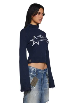 Current Mood Tops|Plus*Be A Star Knit Sweater