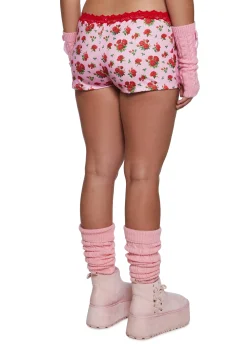 Sugar Thrillz Lingerie|Plus*Be Mine Tonight Knit Boyshorts
