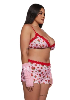 Sugar Thrillz Lingerie|Plus*Be Mine Tonight Knit Bra