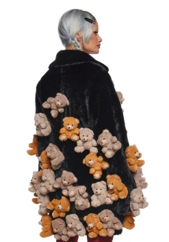 dELiA*s by Dolls Kill Outerwear*Bear With Me Faux Fur Coat
