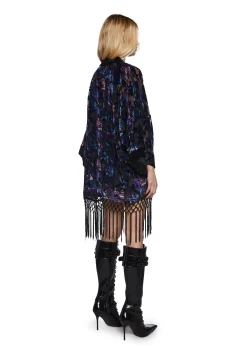 Widow Outerwear|Plus*Befallen Romance Floral Kimono