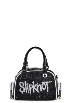 Dolls Kill x Slipknot Bags*Before I Forget Bowler Bag - White