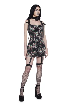 Widow Bottoms|Skirts*Bewitched Bloom Mini Skirt