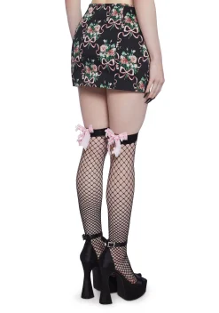 Widow Bottoms|Skirts*Bewitched Bloom Mini Skirt
