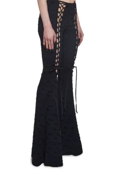 Widow Bottoms|Pants*Beyond The Woods Flare Pants