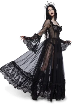 x_PTLHZ Hair Accessories*Black Widow Reign Crown