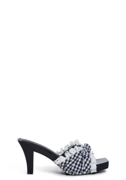 Sugar Thrillz Sandals*Bless Your Heart Heeled Sandals - Black