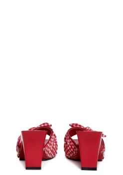 Sugar Thrillz Sandals*Bless Your Heart Heeled Sandals - Red