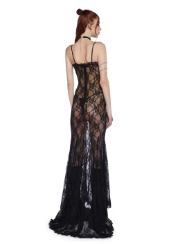 Widow Dresses*Blind Intuition Maxi Dress - Black