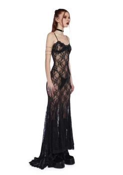 Widow Dresses*Blind Intuition Maxi Dress - Black