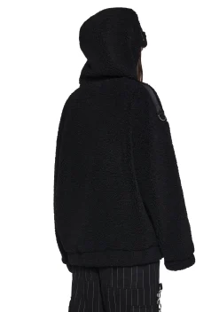 Current Mood Outerwear*Blissful Misery Hooded Sherpa Jacket