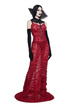 Unholy Dresses|Plus*Blood Sucker Maiden Lace Maxi Dress
