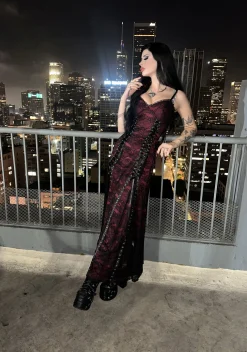 Widow Dresses|Plus*Bloodlust Coven Maxi Dress