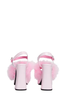 Sugar Thrillz Platforms|Heels*Blushin' N' Crushin' Marabou Heels