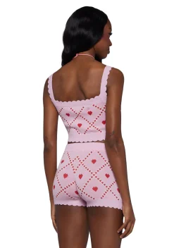 Sugar Thrillz Lingerie|Plus*Blushing Delight Lounge Set