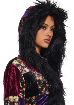 Current Mood Outerwear|Plus*Bold Love Velvet Coat