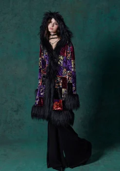 Current Mood Outerwear|Plus*Bold Love Velvet Coat