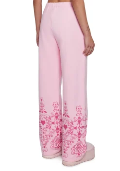 Sugar Thrillz Bottoms|Pants*Breaking Your Heart Wide Leg Sweatpants
