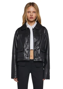 dELiA*s by Dolls Kill Outerwear|Plus*Brixton Bound Cropped Jacket