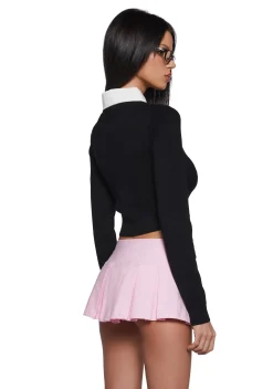 Playboy by Dolls Kill Tops|Plus*Bunny Hop Knit Sweater