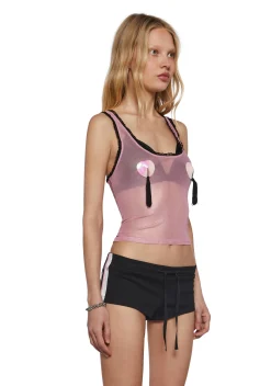 Club Exx Tops|Plus*Burlesque Rave Tank Top